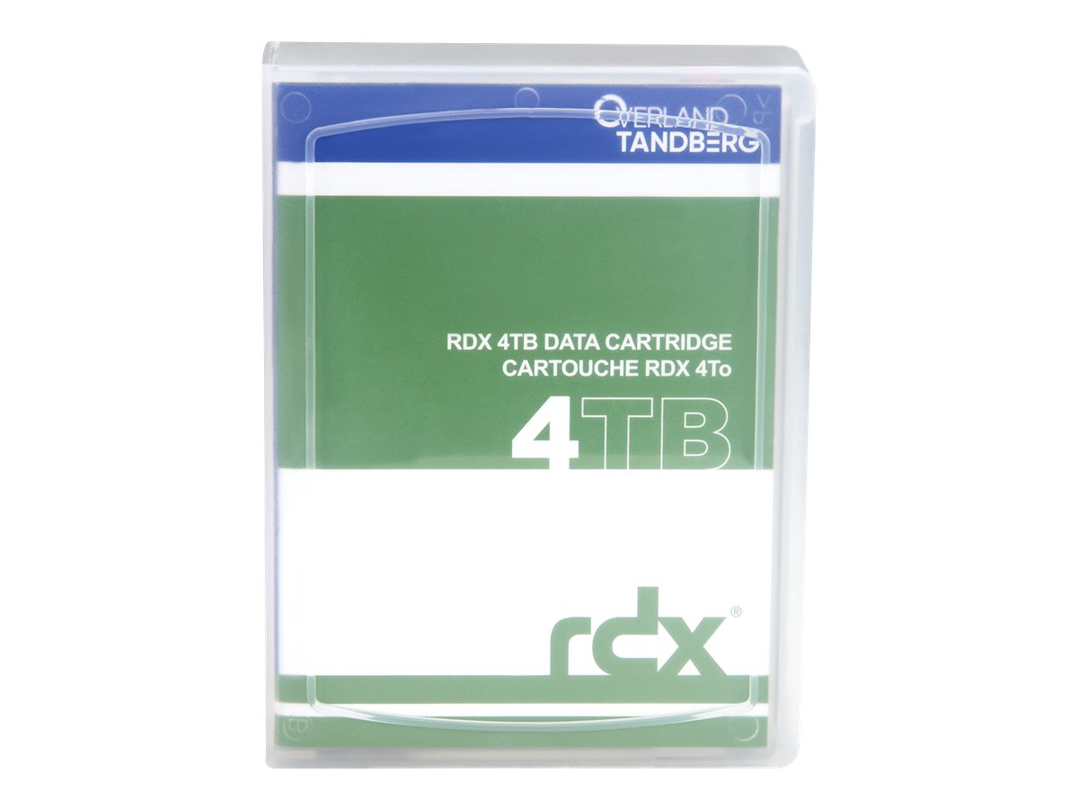 Overland-Tandberg 8824-RDX, RDX-patron, RDX, 4 TB, FAT32, NTFS, exFAT, ext4, Sort, 150 MB/s