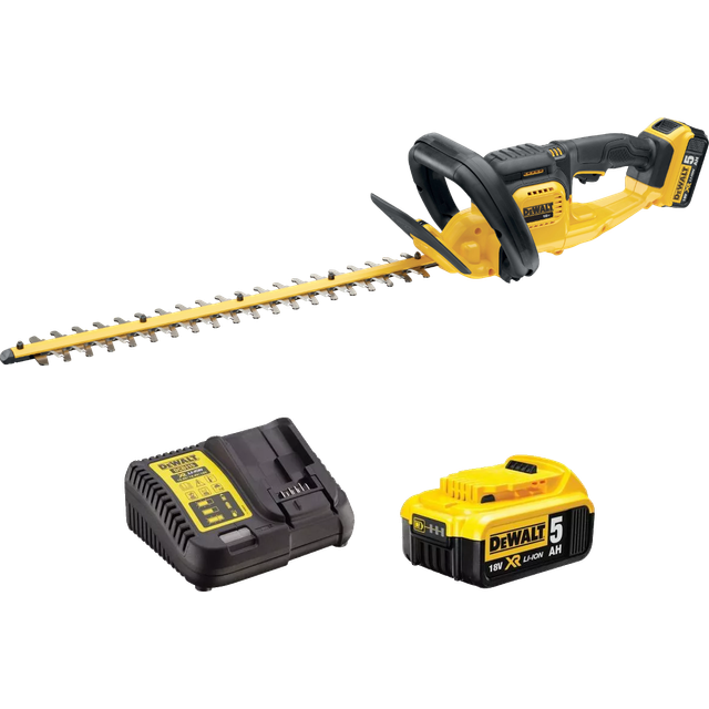 DeWALT DCM563P1-QW, 55 cm, Enkelt klinge, 1,9 cm, Gul, Batteri, 18 V