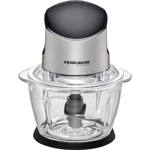 Rommelsbacher MZ 400 elektrisk madhakker 1 L 400 W Sort, Rustfrit stål