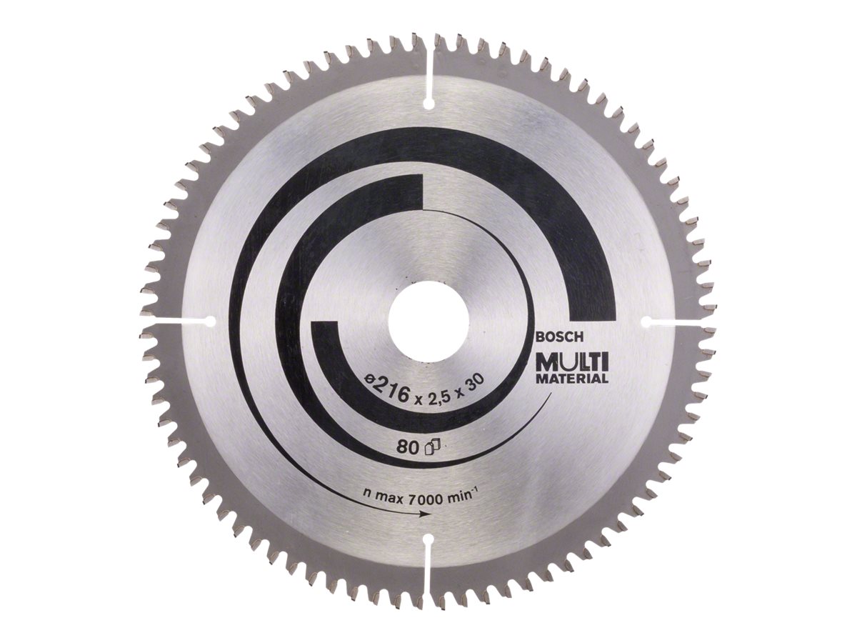 Bosch Rundsavsklinge Ø216x30mm 80t -5gr Alu - 2608640447