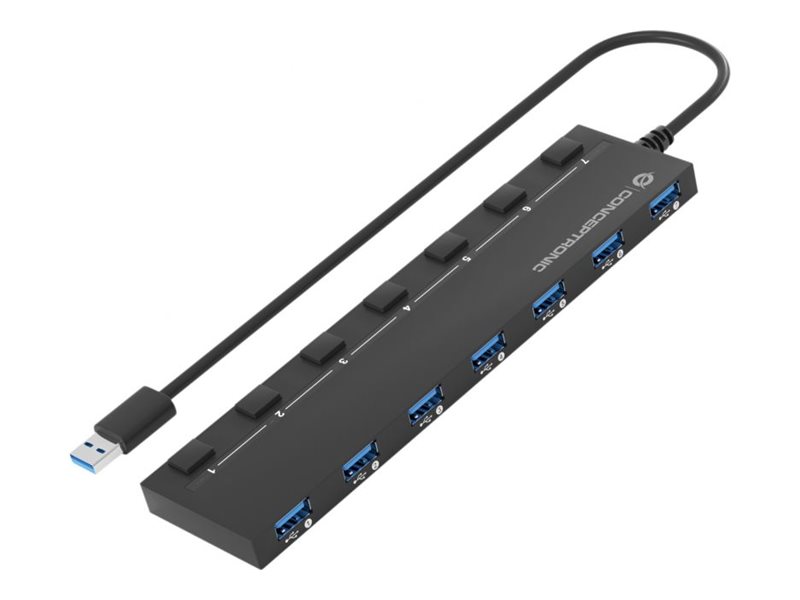 Conceptronic USB-hub HUBBIES19BP - sort