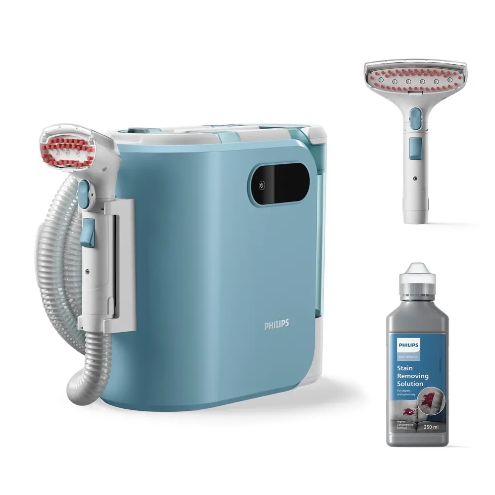 Philips Tæpperenser 3000 Series XW3193 - carpet washer - canister - silky white/blue