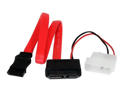 StarTech.com Slimline SATA to SATA with LP4 Power Cable Adapter