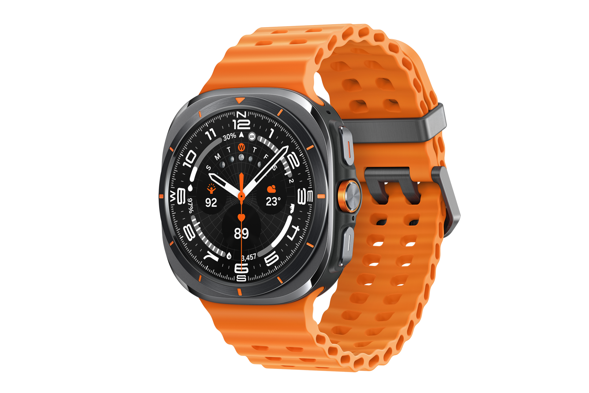 Samsung Galaxy Watch Ultra 47 mm Grå Orange SmartWatch