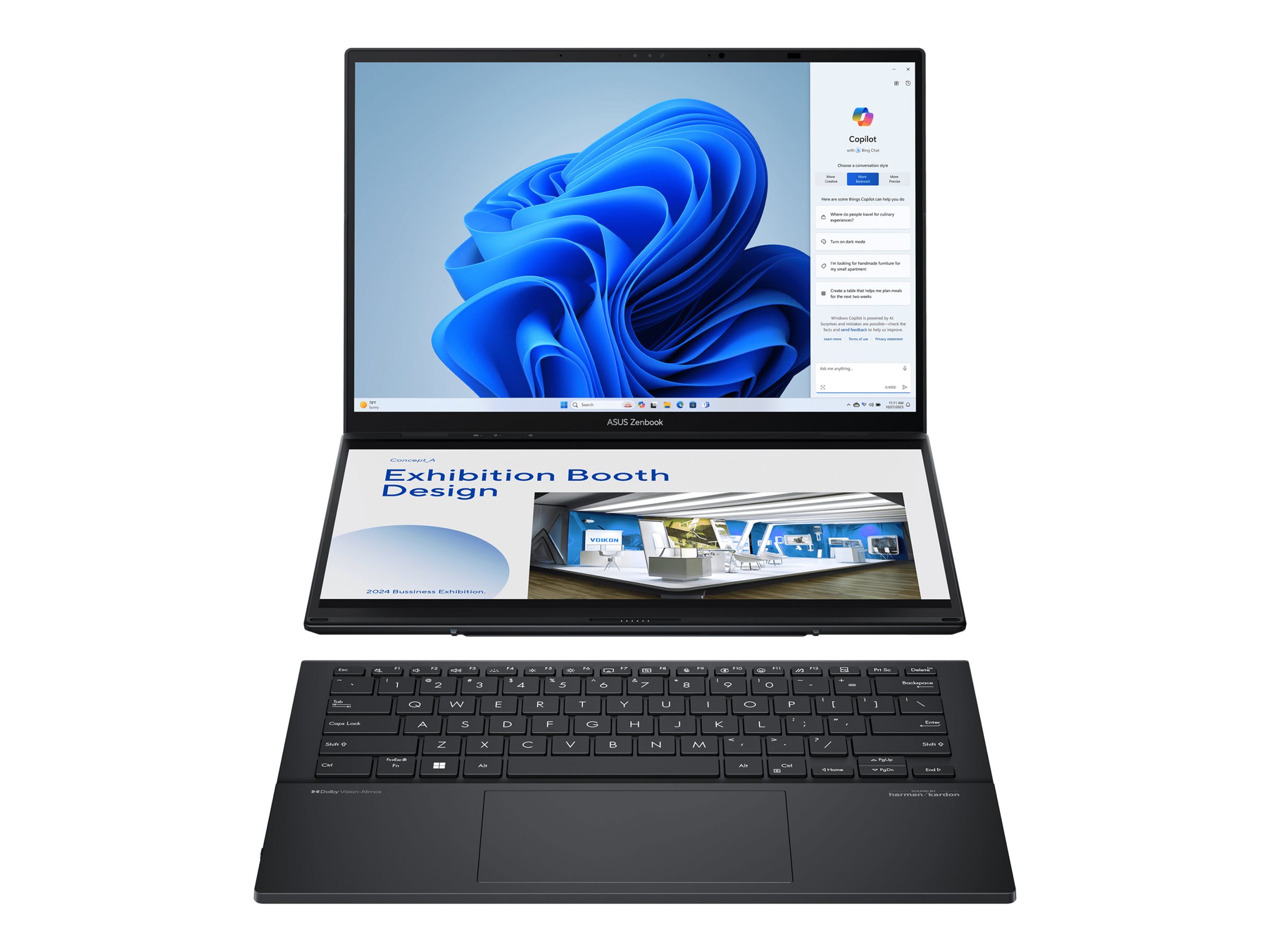 ASUS Zenbook Duo UX8406CA-QL263W 14" 1920 x 1200 (WUXGA) 285H 16GB 1TB Intel Arc 140T Windows 11 Home