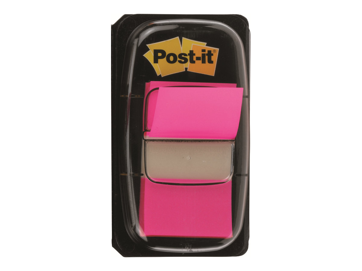 Post-it Index 680-21 - Indeksflag med dispenser - 25.4 x 43.1 mm - 50 ark - lys pink