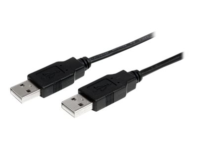 StarTech.com 1m USB 2.0 A to A Cable - M/M - 1m USB 2.0 aa Cable - USB a male to a male Cable (USB2AA1M) USB-kabel 1m Sort