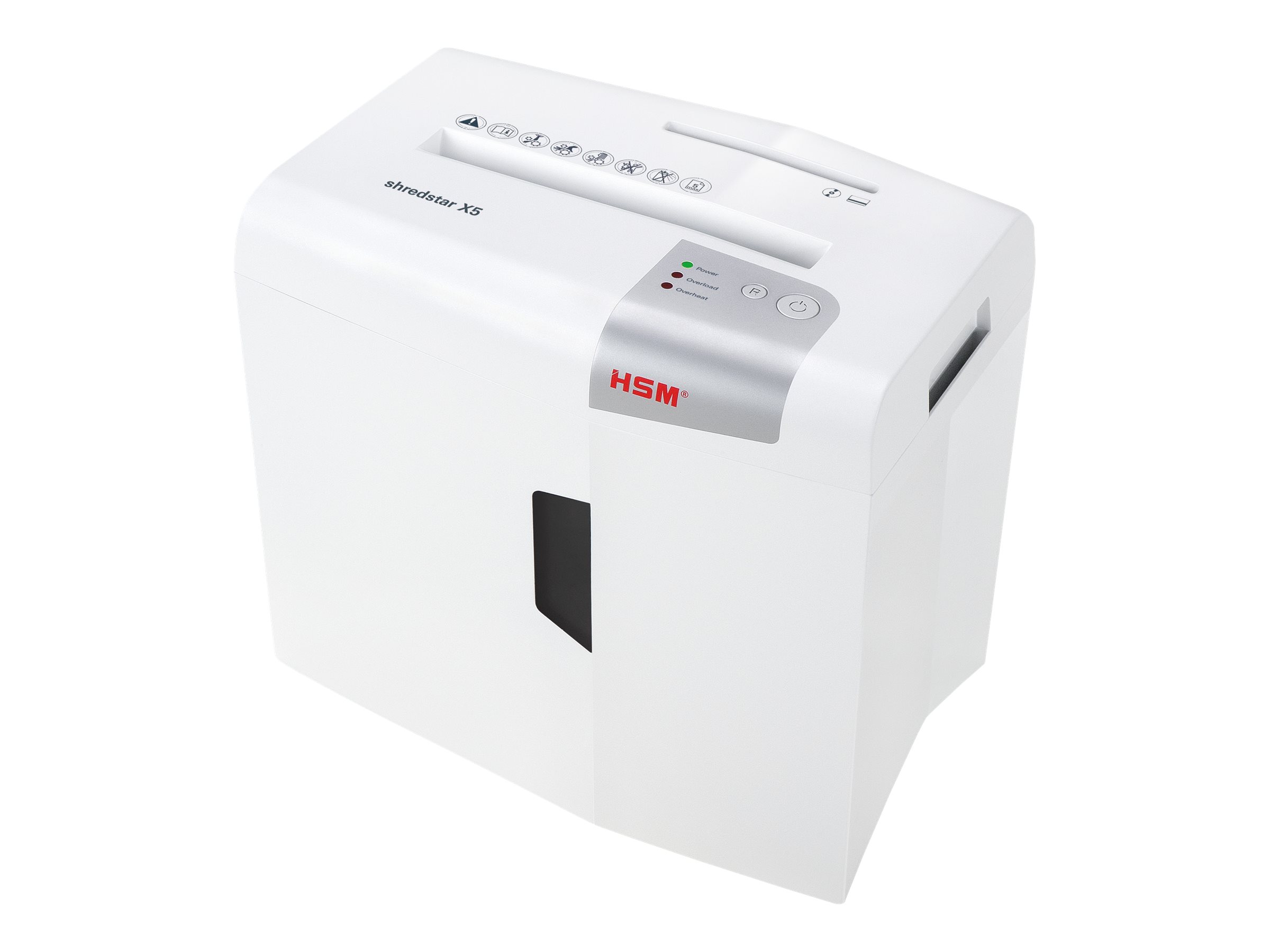 HSM shredstar X5 - Finskæremaskine - partikelskåret - 4.5 x 30 mm - E-2, F-1, O-1, P-4, T-2