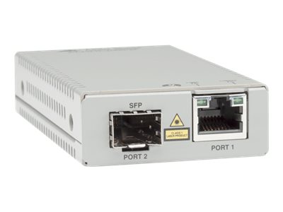 Allied Telesis AT MMC2000/SP - Fibermedieomformer - 1GbE - 10Base-T, 1000Base-X, 100Base-TX, 100Base-X, 1000Base-T - RJ-45 / SFP (mini-GBIC) - op til 550 m - 850 nm