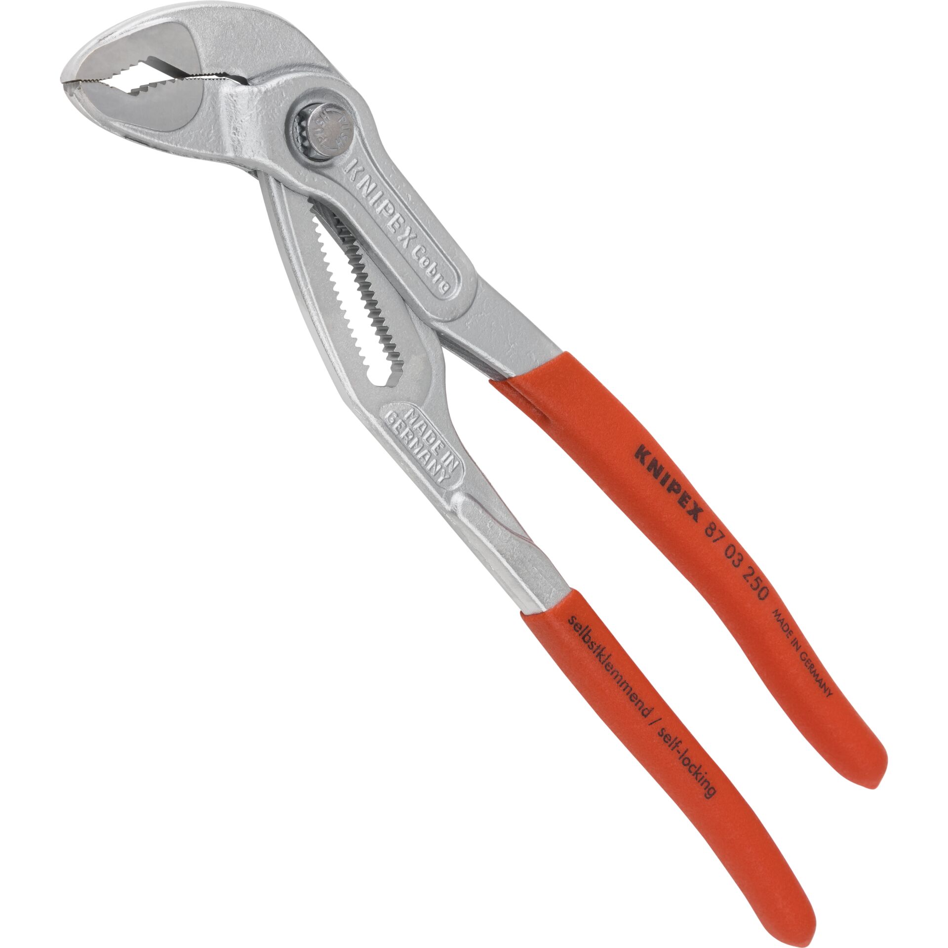 Knipex 87 03 250, Tunge-og-spids tang, 5 cm, 4,6 cm, Stødbestandig, Dielektrisk, Krom-vanadium-stål, Plast, Plast