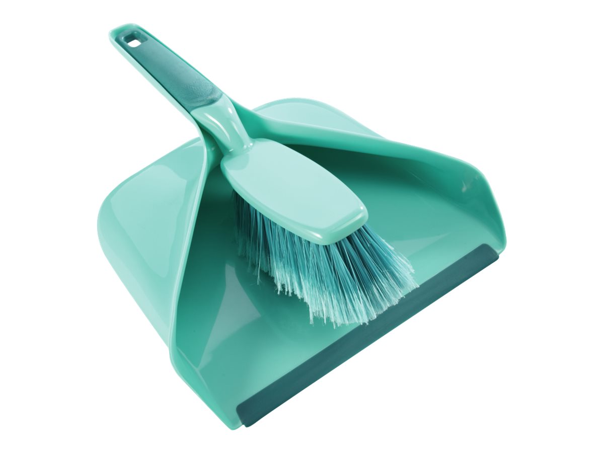 Leifheit 41410 fejebakke og fejekost - rengøringssæt i blå plastik