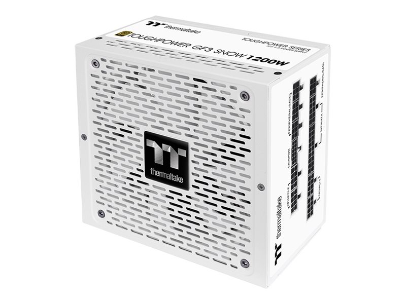 Thermaltake ToughPower GF A3 Snow - TT Premium Edition - power supply - 1200 Watt Strømforsyning - 1200 Watt - 140 mm - ATX 3.0 - 80 Plus Gold certified