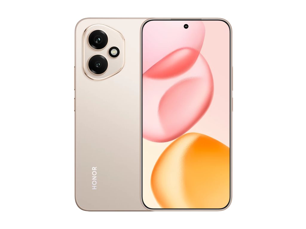 Honor 400 - 5G smartphone - dual-SIM - RAM 8 GB / Intern hukommelse 256 GB - OLED-skærm - 6.55 - 2736 x 1264 pixels (120 Hz) - 2x bagkameraer 200 MP, 12 MP - front camera 50 MP - ørken guld