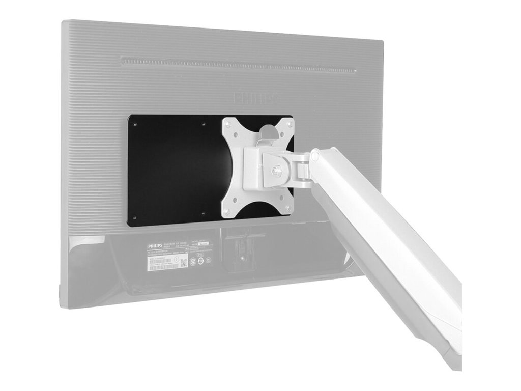 Neomounts THINCLIENT-01, Skærm stativmonteret CPU-holder, 3 kg, 100 x 100,75 x 75 mm, Sort, Stål, Kina