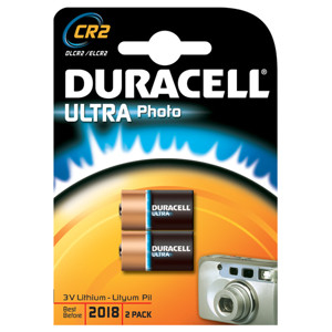 DURACELL Lithium CR2 Battery 2-Pack