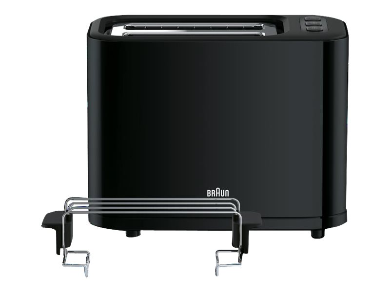 Braun PurEase HT3010 WH - Brødrister - 2 skive - 2 Holdere - hvid