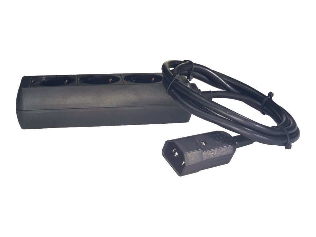 Online USV - Strømfordelingsenhed - input: IEC 60320 C14 - output-stikforbindelser: 3 (power CEE 7/7) - 1.8 m ledning - for XANTO RT 1000, 2000, 3000  ZINTO A 1000, 1500, 2000, 3000, 800  ZINTO D 1100, 1440, 800