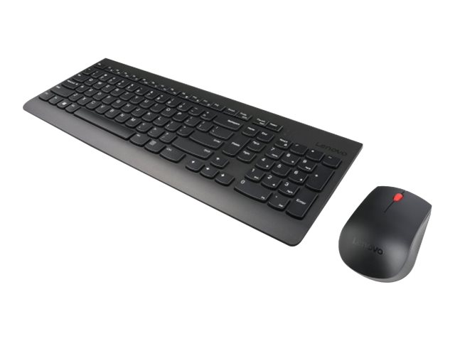 Lenovo 510 - keyboard and mouse set - US - black - Tastatur & Mus sæt - Amerikansk engelsk - Sort
