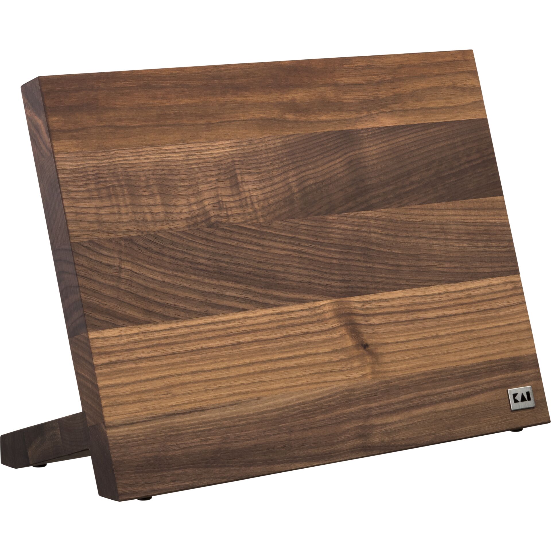 kai DM-0806, Magnetstrimmel knivblok, Valnød, Valnød, Rektandel, 340 mm, 140 mm