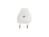 Bachmann Europlug (strøm CEE 7/16) (male) - Hvid Strøm-konnektor