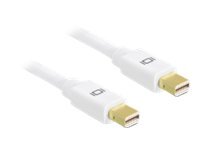 Delock DisplayPort kabel 2m Hvid