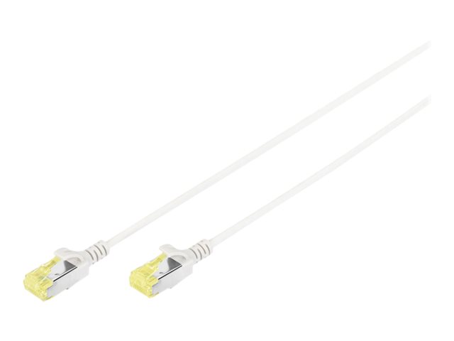 DIGITUS Slim - patch cable - 1 m - grey - Grå - 1m