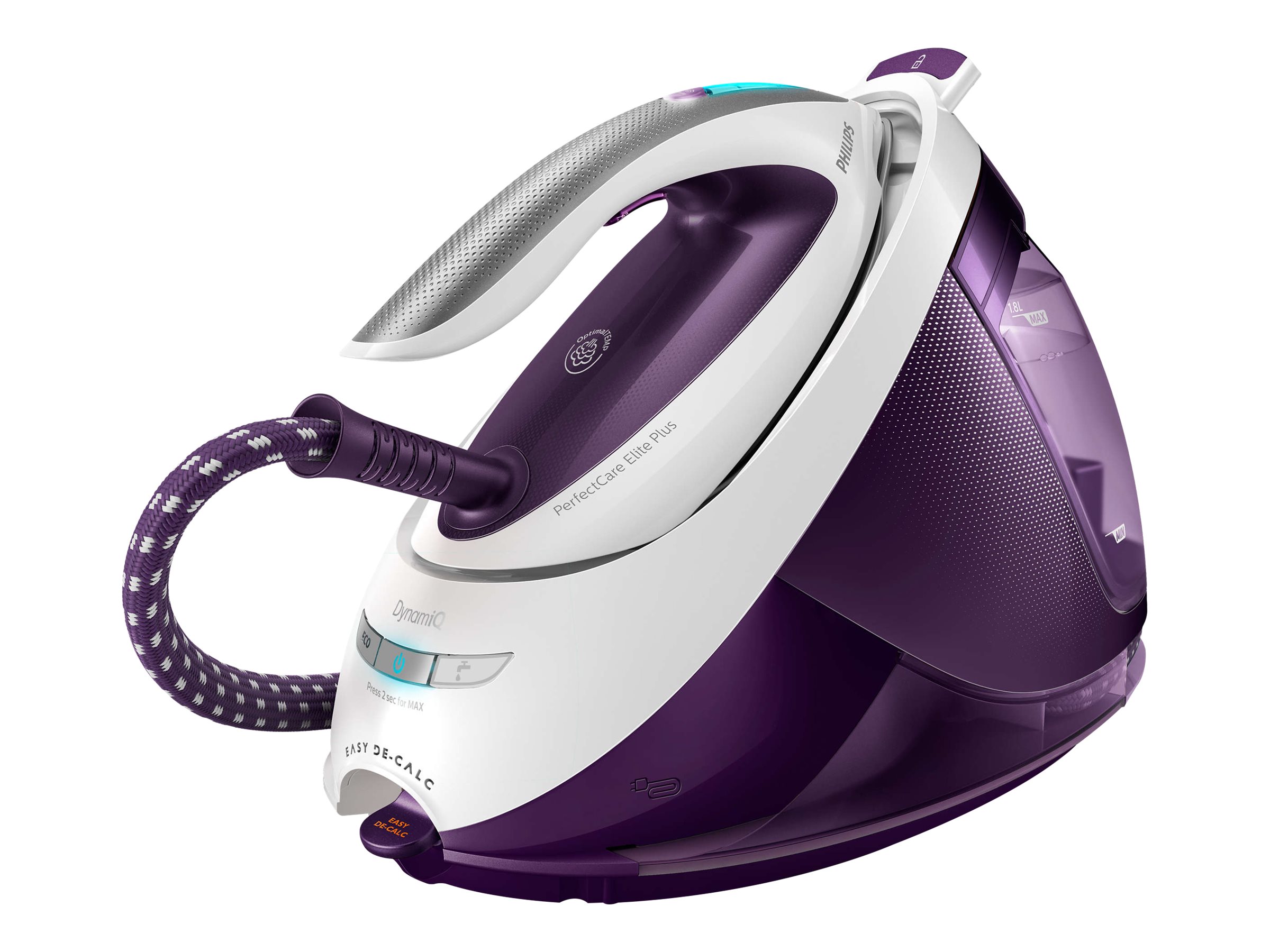 Philips PerfectCare Elite GC9660 Dampstrygejern 2700W Lilla Hvid