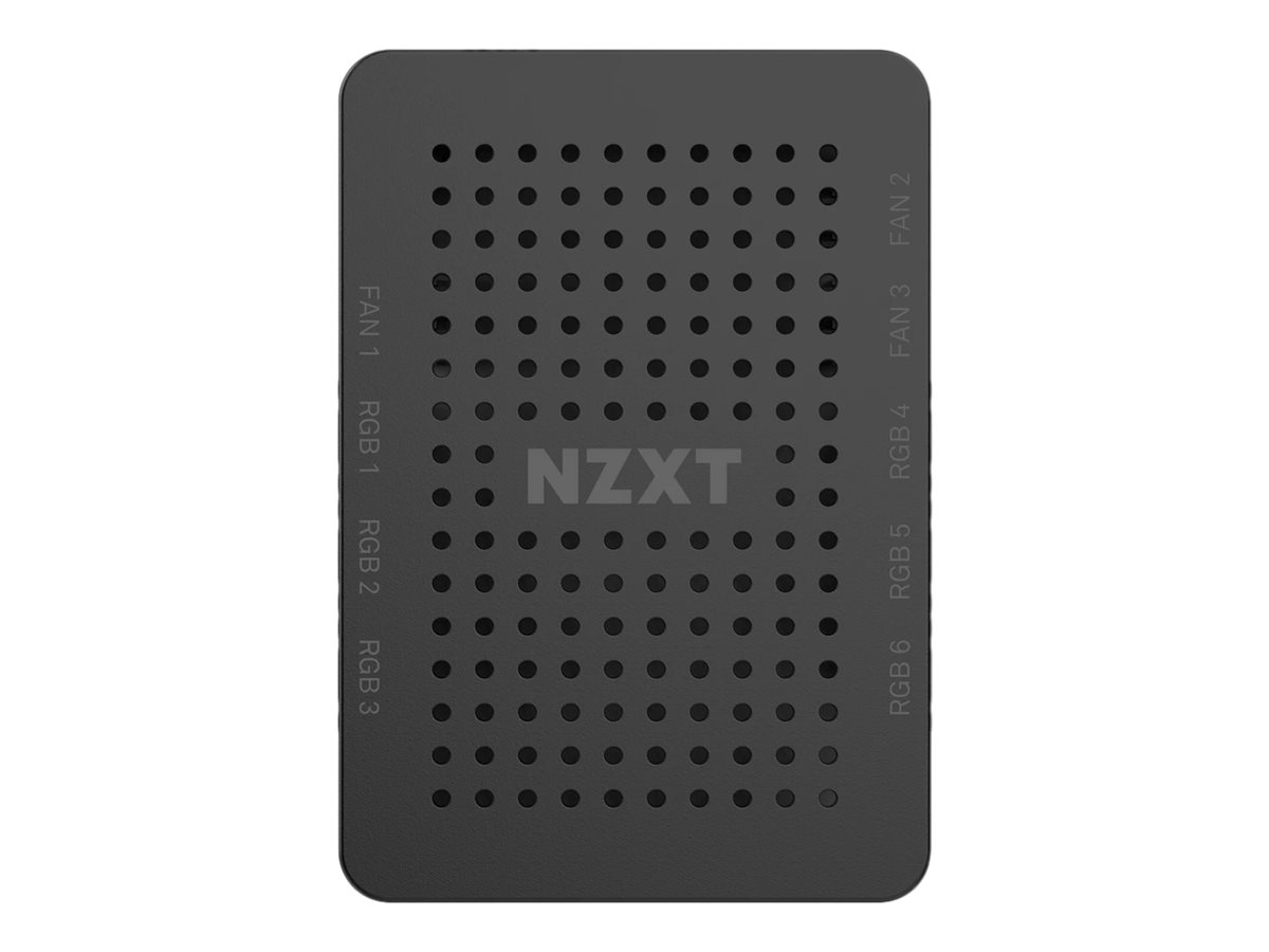 NZXT RGB & Fan Controller - Blæser LED-controller - mat sort