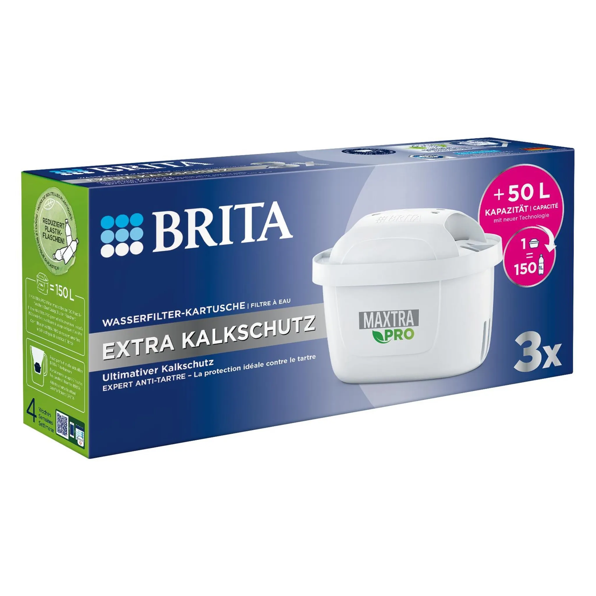 Brita MAXTRA PRO Ekstra kalkbeskyttelse, 3 pakke