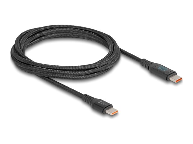 Delock USB Type-C kabel 1.2m Sort