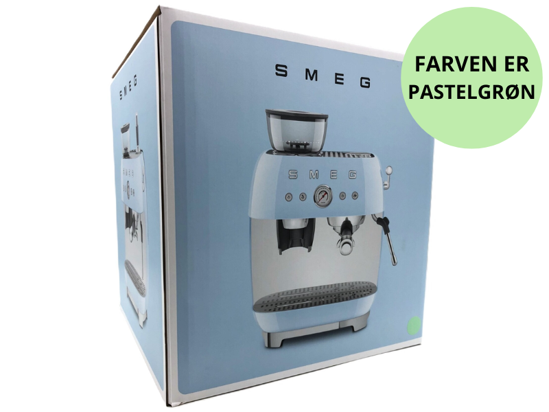 Smeg Smeg 50's Style espressomaskine med kaffekværn Pastelgrøn