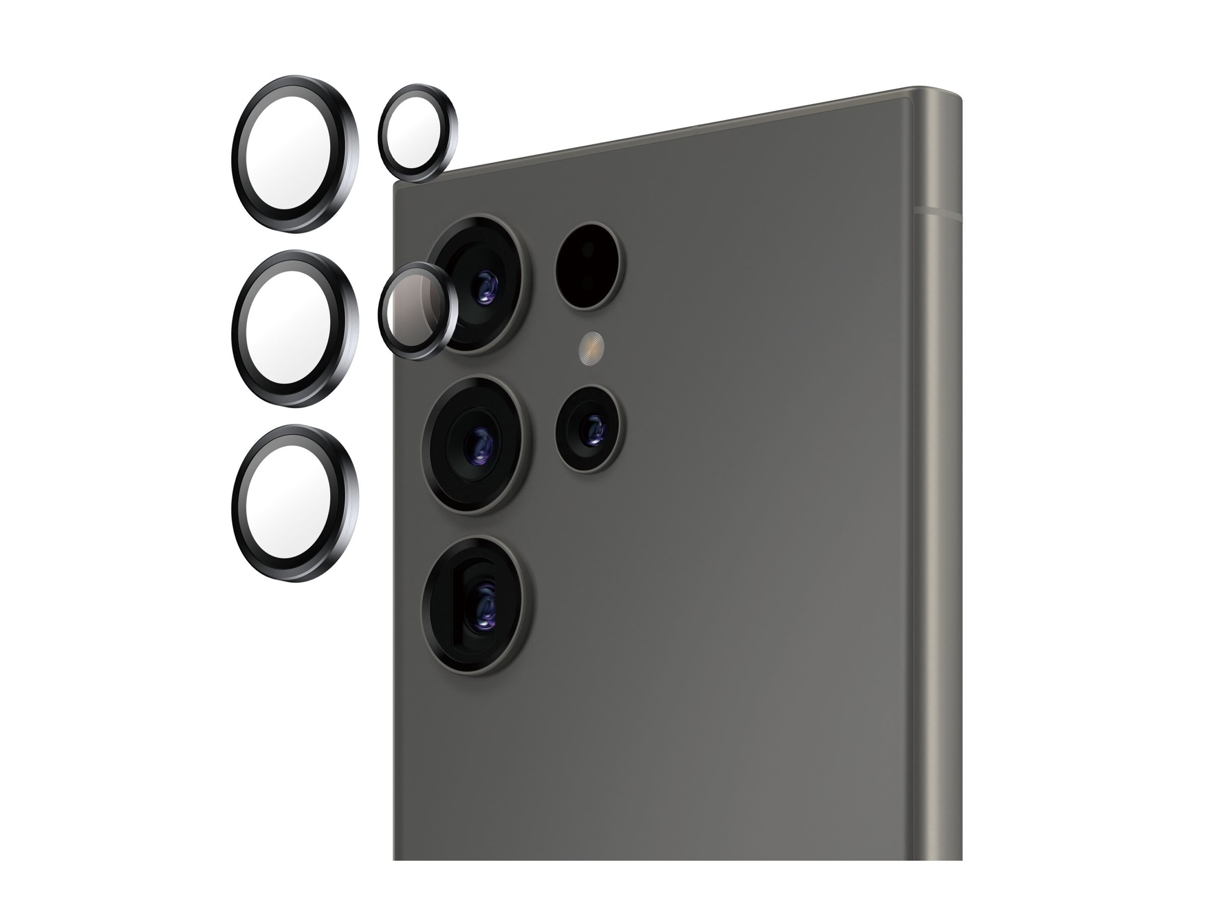 PanzerGlass Hoops™ Black Lens Protector Samsung Galaxy S25 Ultra