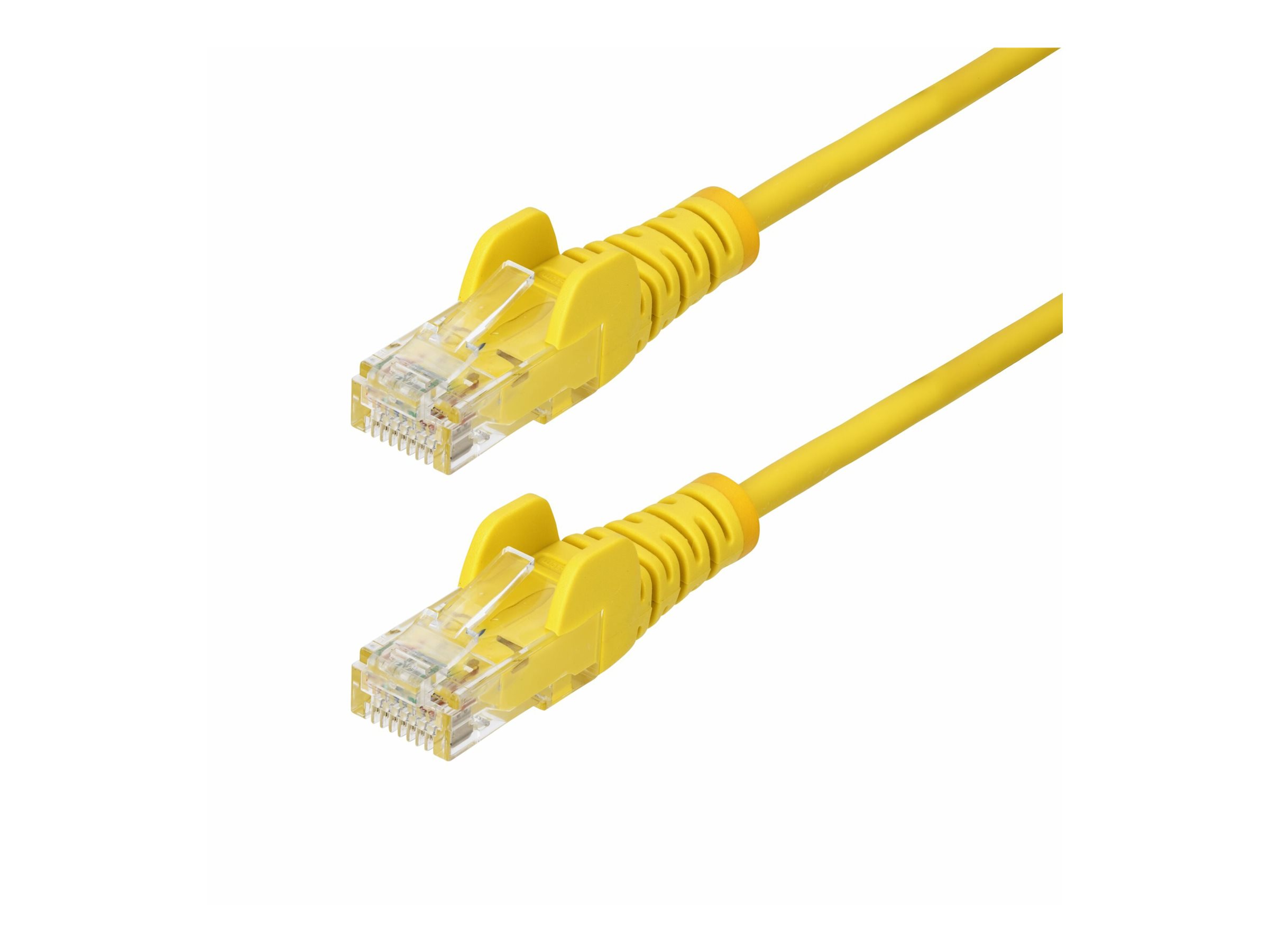 StarTech.com 50cm Yellow Slim CAT6 Ethernet Cable, Snagless, 28AWG, LSZH CAT 5/5e/6 Ikke afskærmet parsnoet (UTP) 50cm Patchkabel Yellow