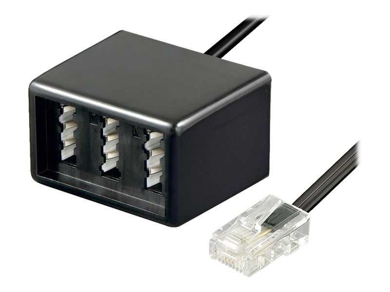 goobay 20cm Netværksadapter Sort