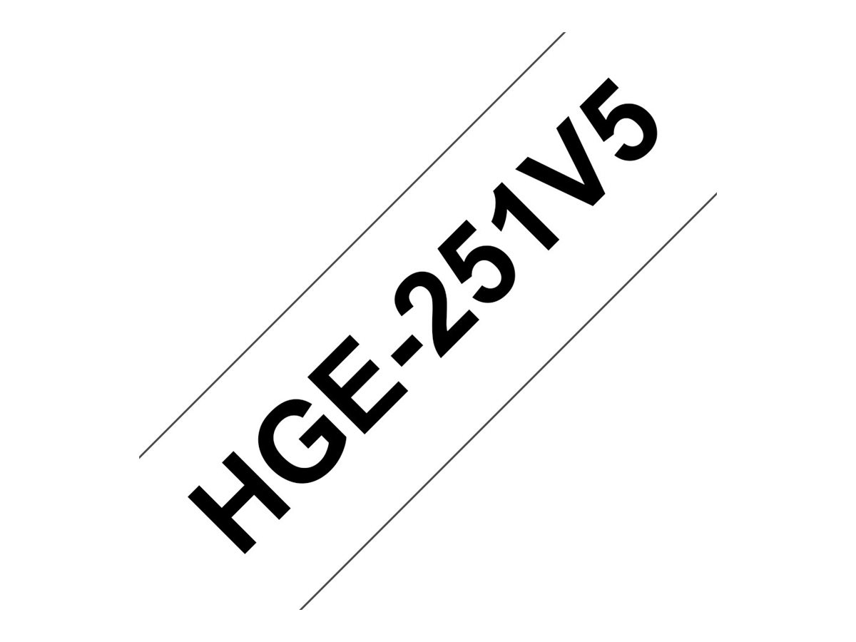 Brother HGE-251V5 Lamineret bånd (2,4 cm x 8 m) 5rulle(r)