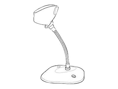 Zebra Gooseneck Intellistand - Gåsehalsstander til stregkodescanner - hvid - for Symbol DS4308, DS8108  Zebra DS2208, DS4608, DS8108