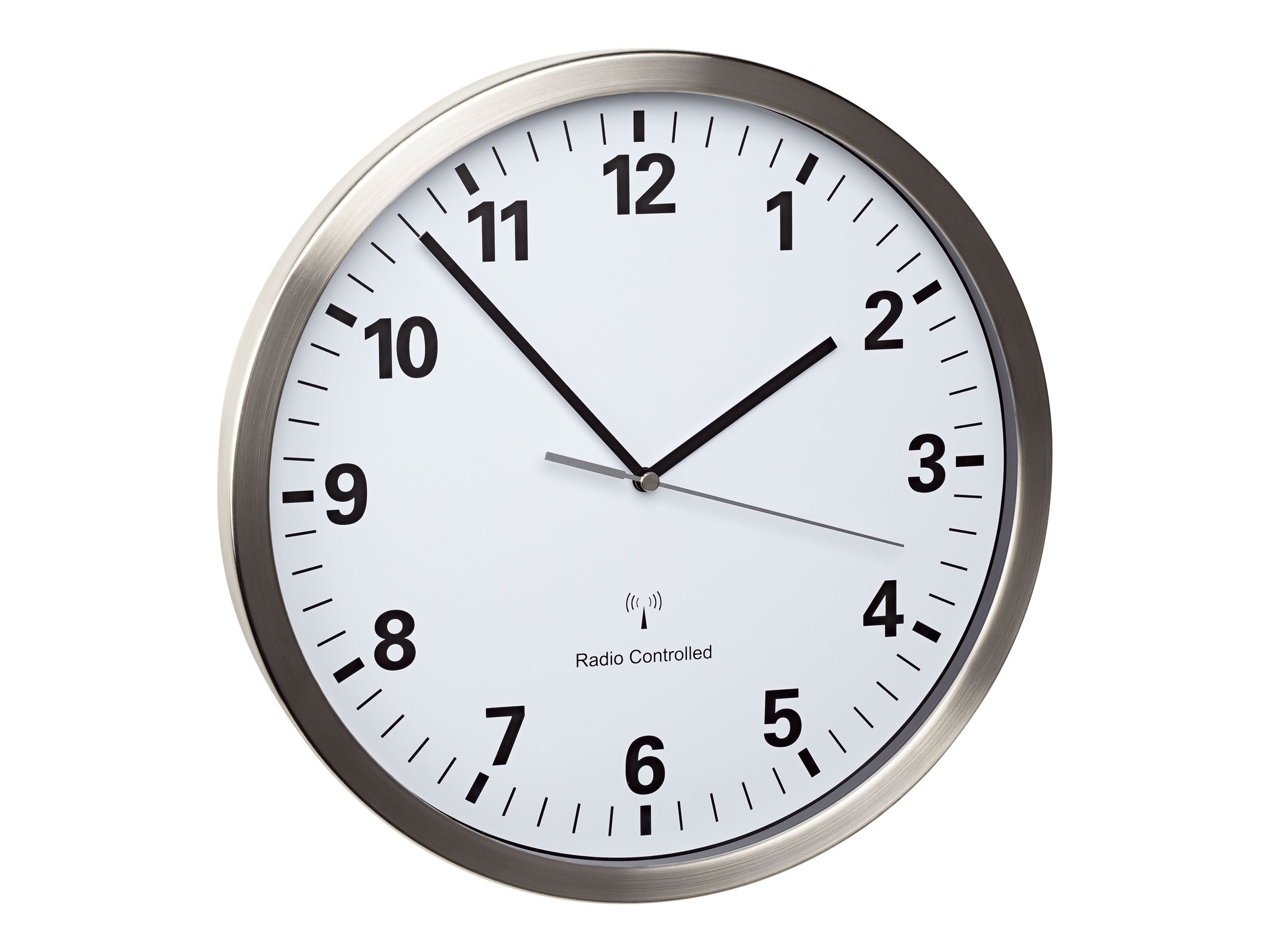 TFA Ur Hvid Sølv Analog