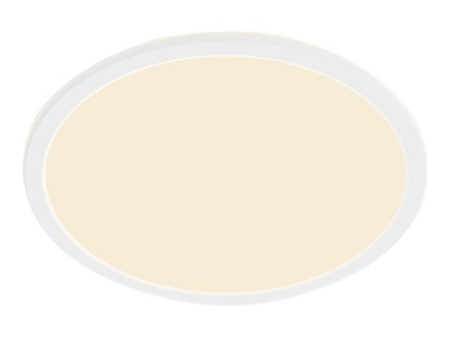 Philips Superslim Funktionel LED Loftlampe i hvid metal/plastik - CL550 RD 15W 27K W WVIP4406 Rustfritstål