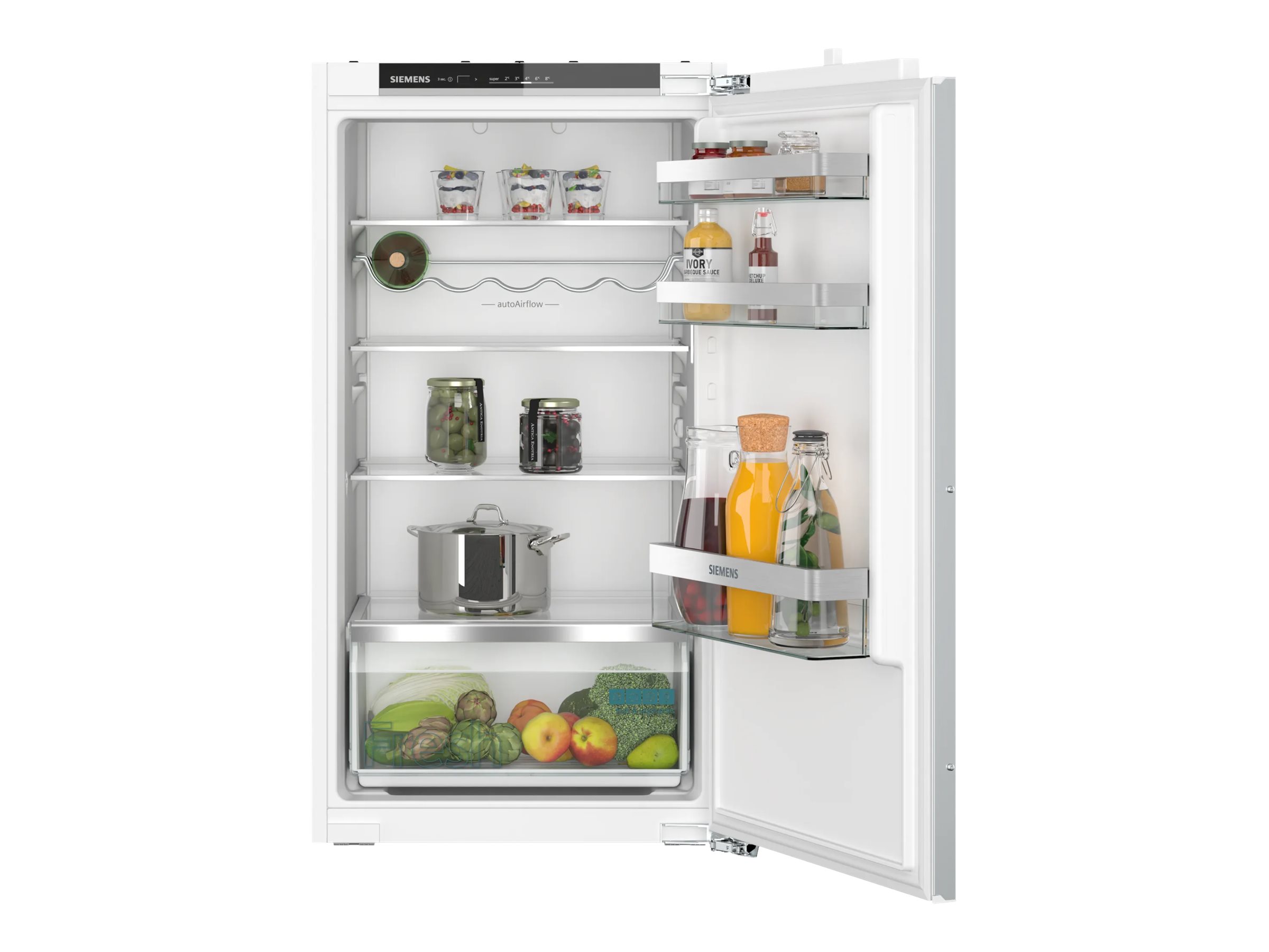 Siemens iQ300 KI31RVFE0 - Køleskab - til indbygning - niche - bredde: 56 cm - dybde: 55 cm - højde: 102.5 cm - 165 liter - Klasse E