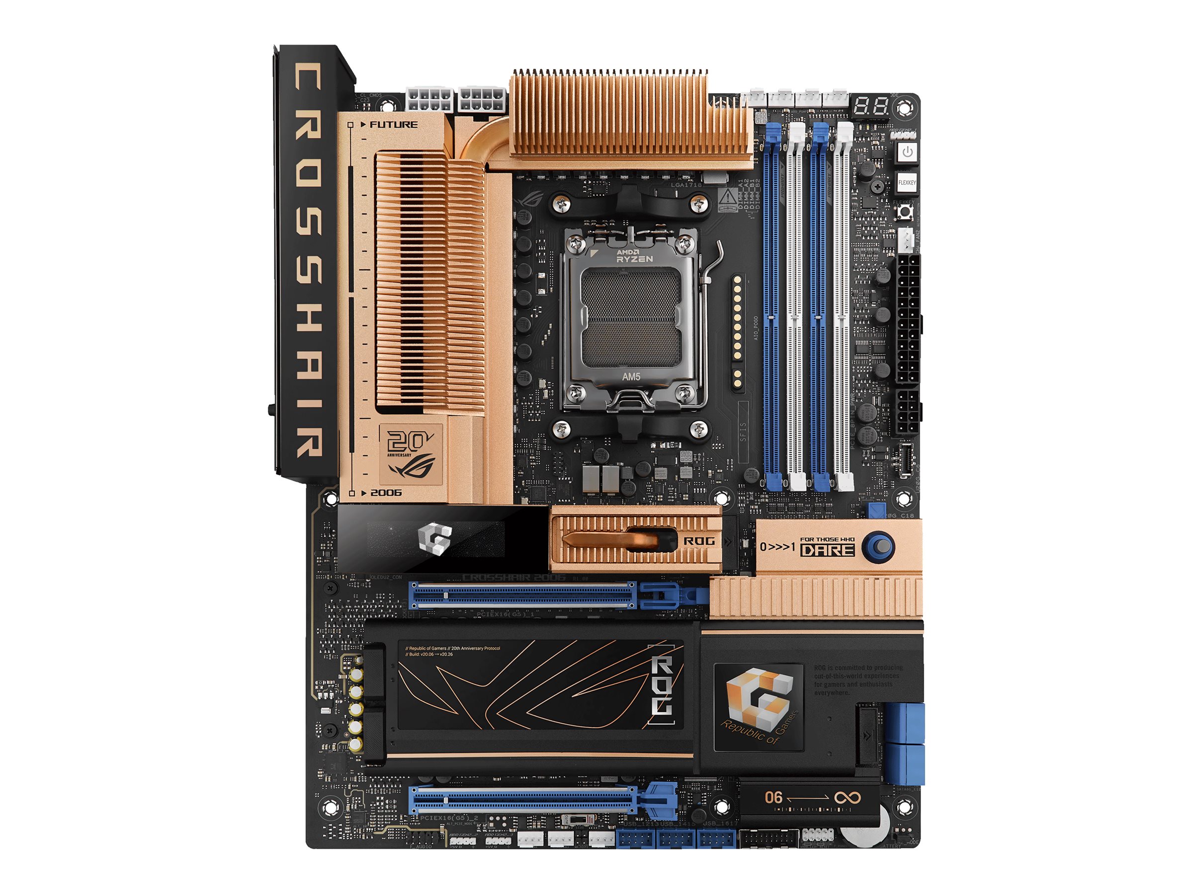 ASUS ROG CROSSHAIR 2006 ATX AM5 AM5 AMD X870E billede