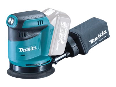 Makita Excentersliber 18V. 125 mm. Uden lader, batteri samt kuffert. DBO180Z