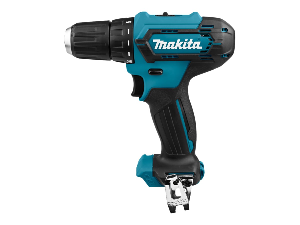 Makita DF333DZ - Bor/driver - ledningfri - 2-hastigheders - nøgleløs borepatron 10 mm - 30 N·m - intet batteri, ingen oplader - 12 V - SOLO