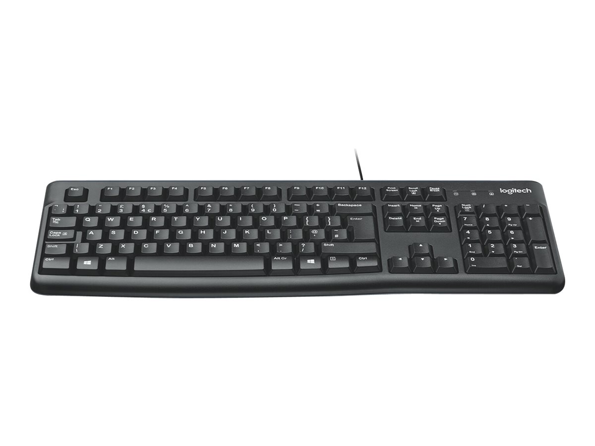 Logitech K120 Corded Keyboard - US - Tastatur - Amerikansk engelsk - Sort
