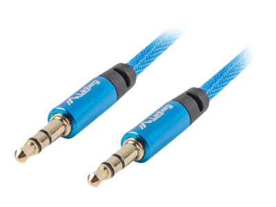 Lanberg jack-kabel 3,5 mm - 3 m, blå