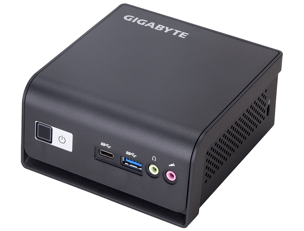GIGABYTE BRIX GB-BLPD-5005R (rev. 1.0) - Ultra Compact PC Kit - Pentium Silver J5005 1.5 GHz - 0 GB - no HDD
