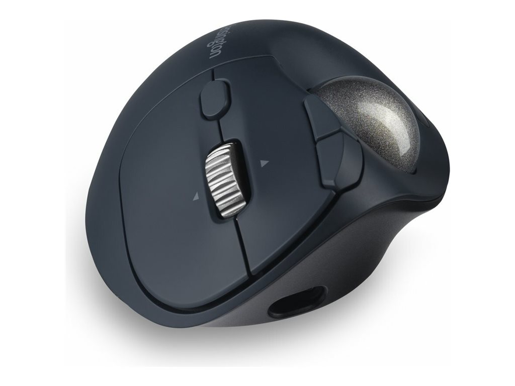 Kensington Pro Fit® Ergo TB550 Trackball - Mus - Optisk - 9 knapper - Blå