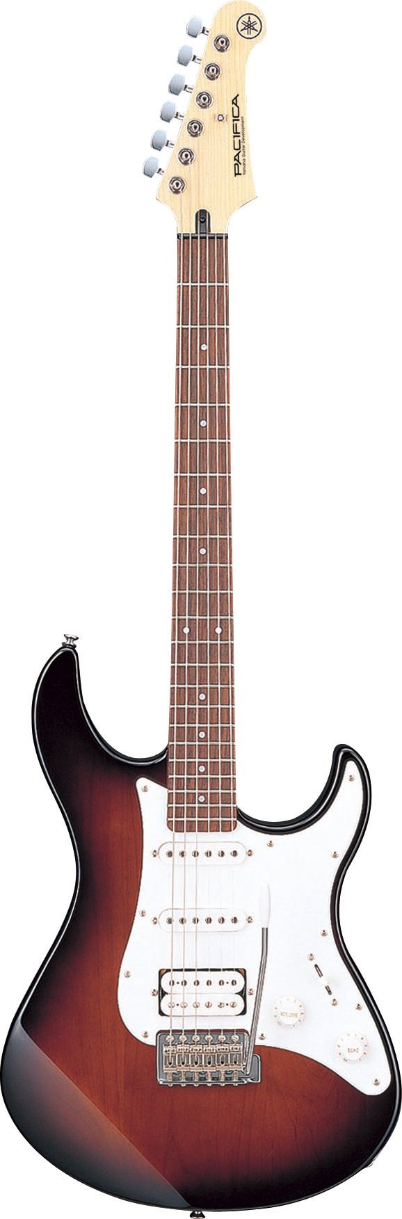 Yamaha PAC112J Elektrisk guitar 6 strenge Sort, Brun, Hvid