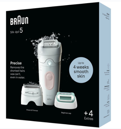 Braun Silk-épil 5 5-050 28 pincetter Lyserød, Hvid