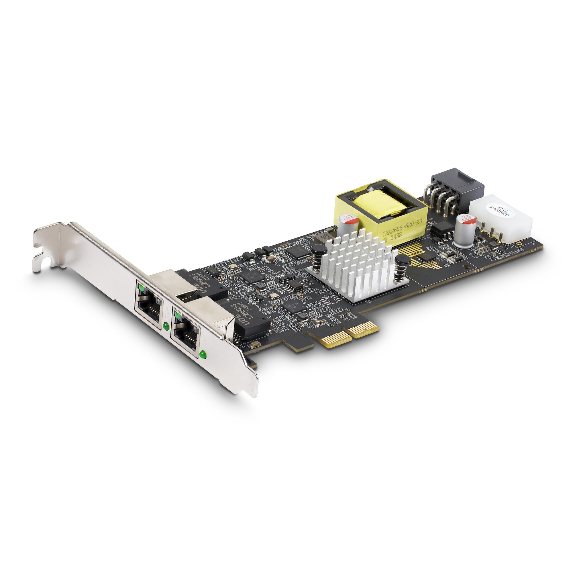 StarTech.com 2-Port 2.5Gbps PoE Network Card, Intel I225-V, 802.3af/at Netværksadapter PCI Express 2.0 x2 2.5Gbps