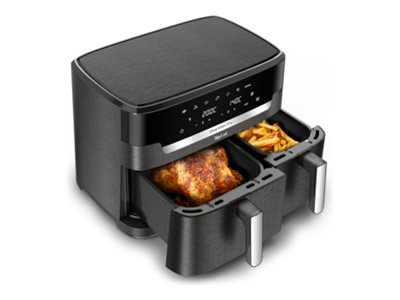 Tefal Dual Easy Fry EY942HE0 - Dobbelt varmluftssteger - 11 liter